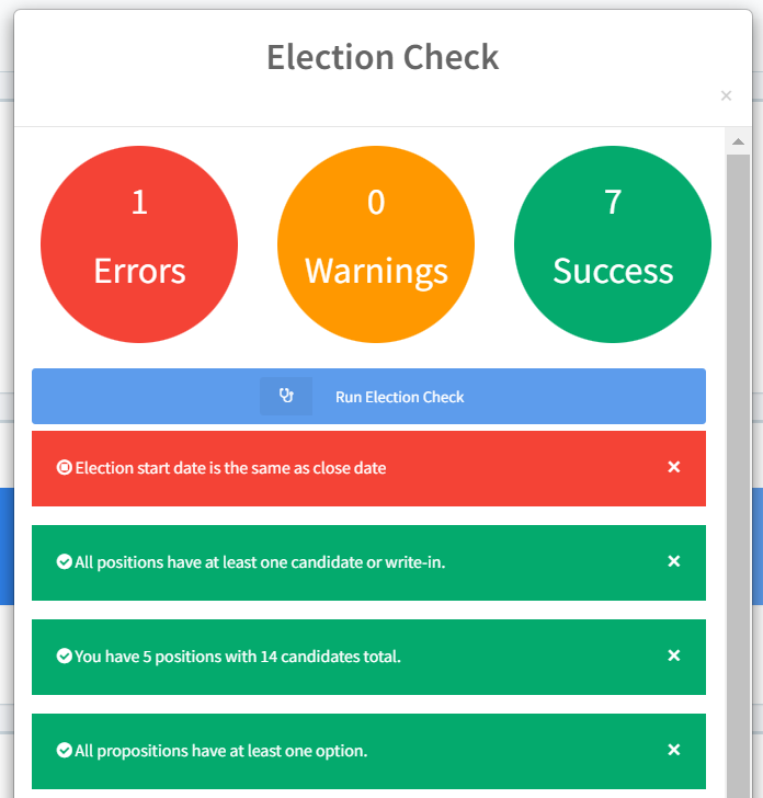 2023 election preparation