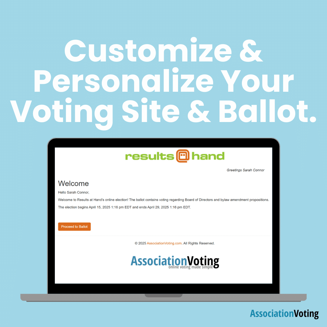 av boosting engagement blog customize site and ballot