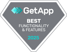 getapp best functionality badge
